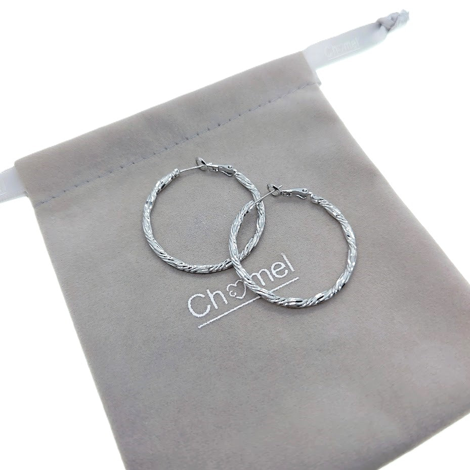 Plain Hoop Earrings