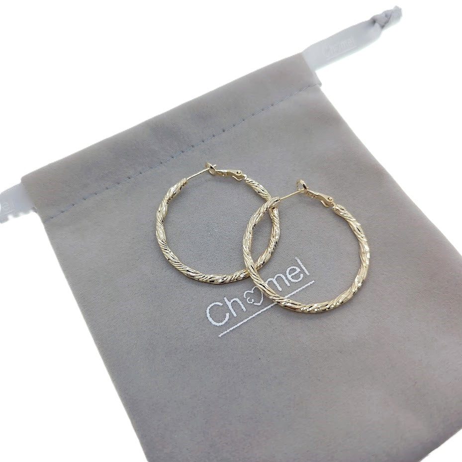 Plain Hoop Earrings