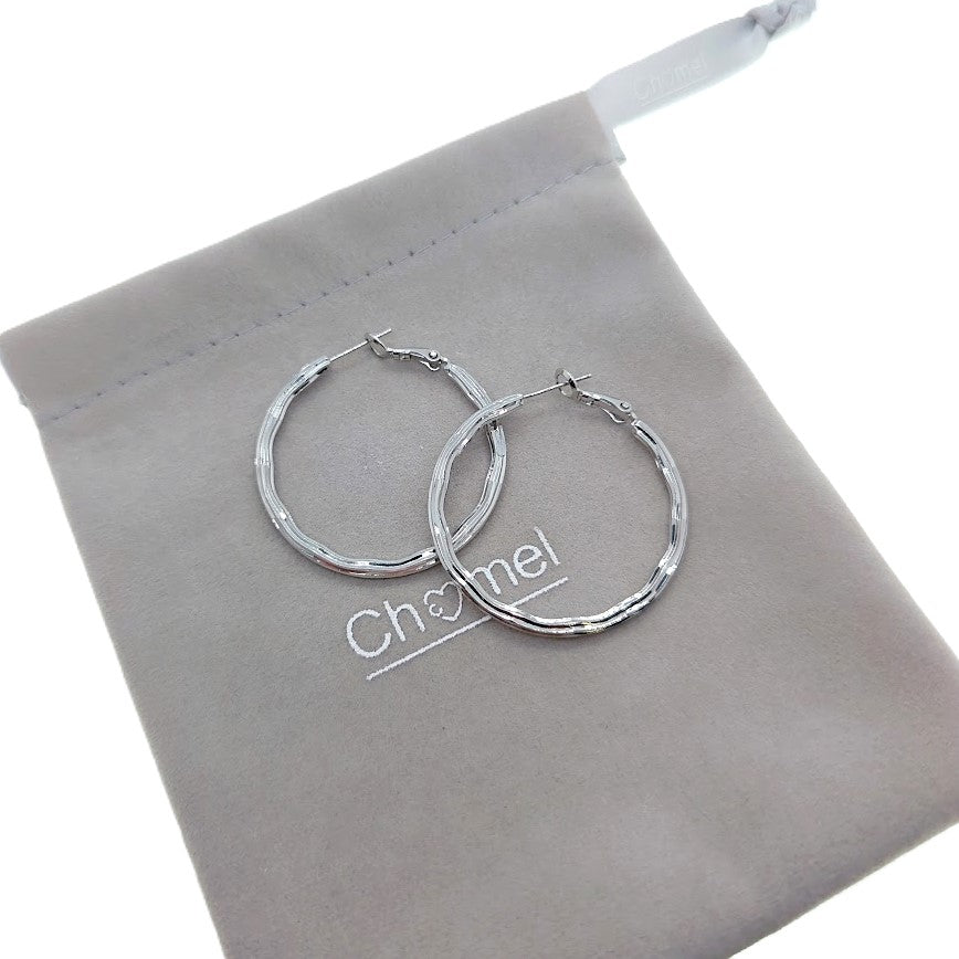 Plain Hoop Earrings