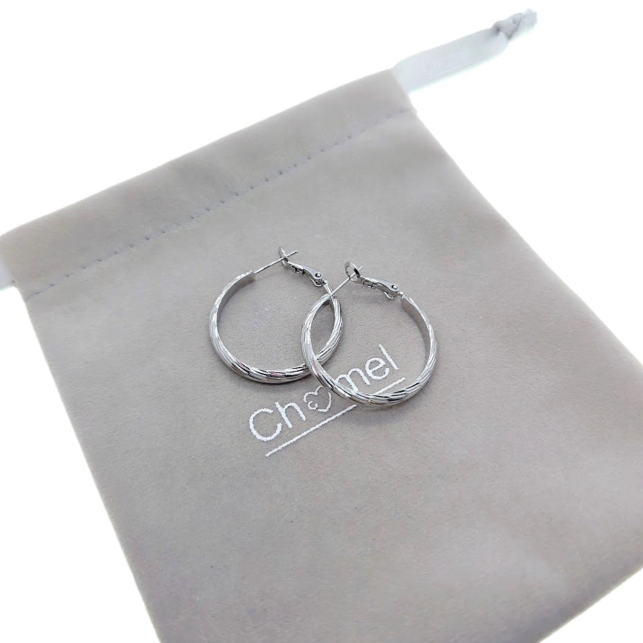 Plain Hoop Earrings