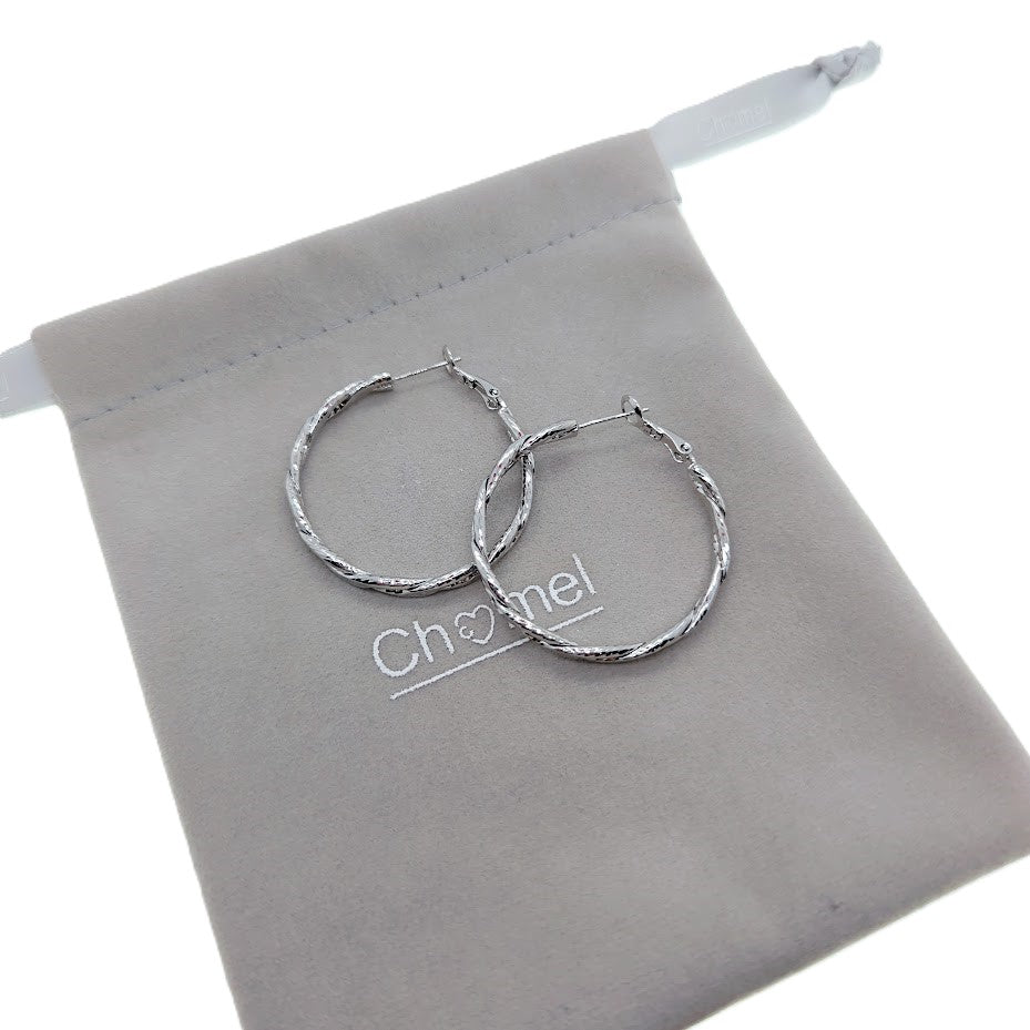 Plain Hoop Earrings
