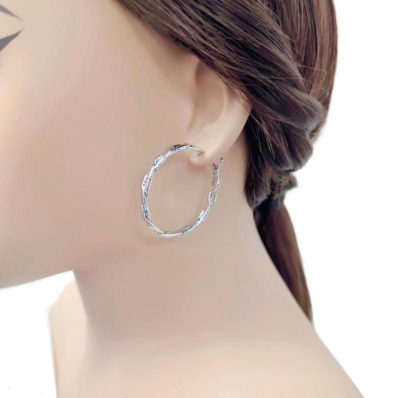 Plain Hoop Earrings