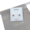 Freshwater Pearl Button Earrings