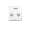 Freshwater Pearl & Cubic Zirconia Earrings