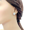 Freshwater Pearl  & Cubic Zirconia Earrings