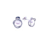 Freshwater Pearl & Cubic Zirconia Earrings