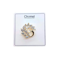 Swan Cubic Zirconia Brooch