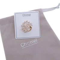 Swan Cubic Zirconia Brooch