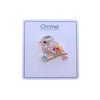 Bird Cubic Zirconia Brooch