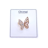 Butterfly Cubic Zirconia Brooch