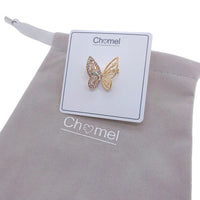 Butterfly Cubic Zirconia Brooch
