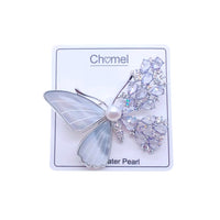 Butterfly Freshwater Pearl & Mother of Pearl Brooch