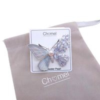 Butterfly Freshwater Pearl & Mother of Pearl Brooch