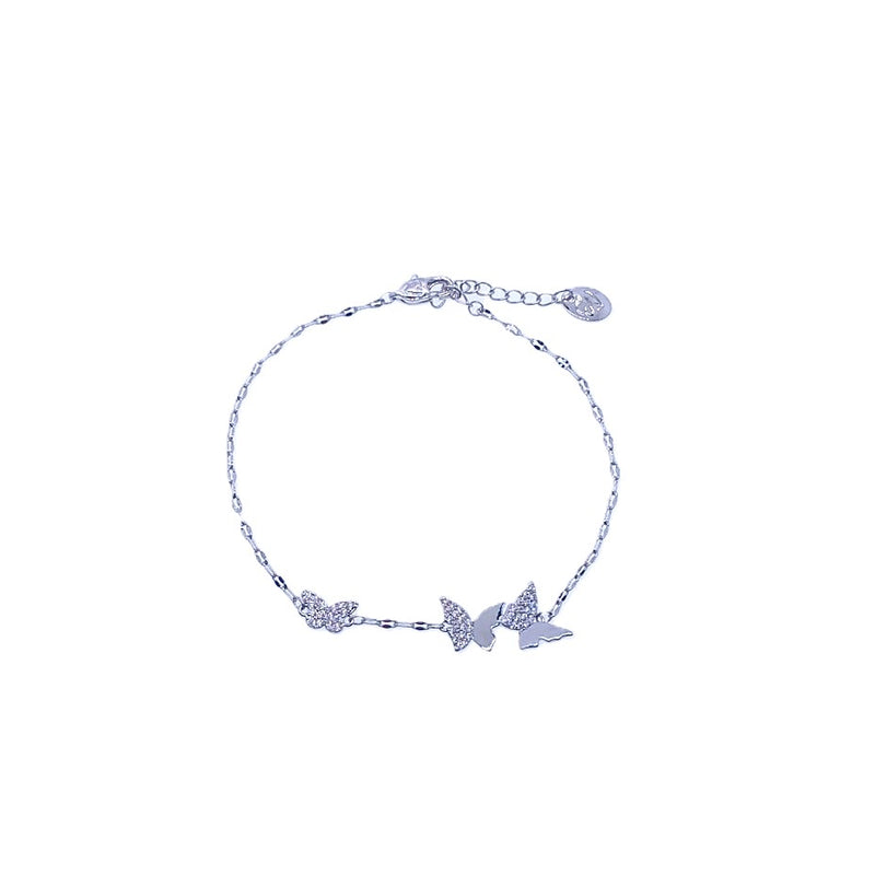 Butterfly Cubic Zirconia Bracelet - CHOMEL