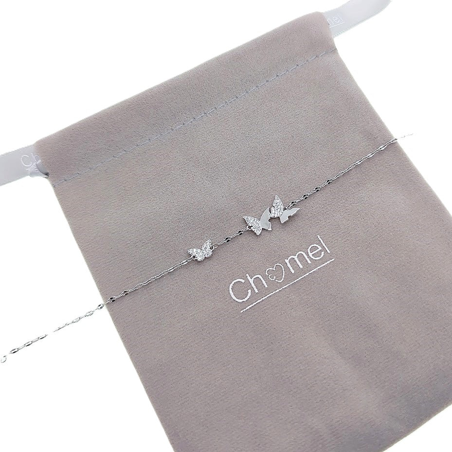 Butterfly Cubic Zirconia Bracelet - CHOMEL