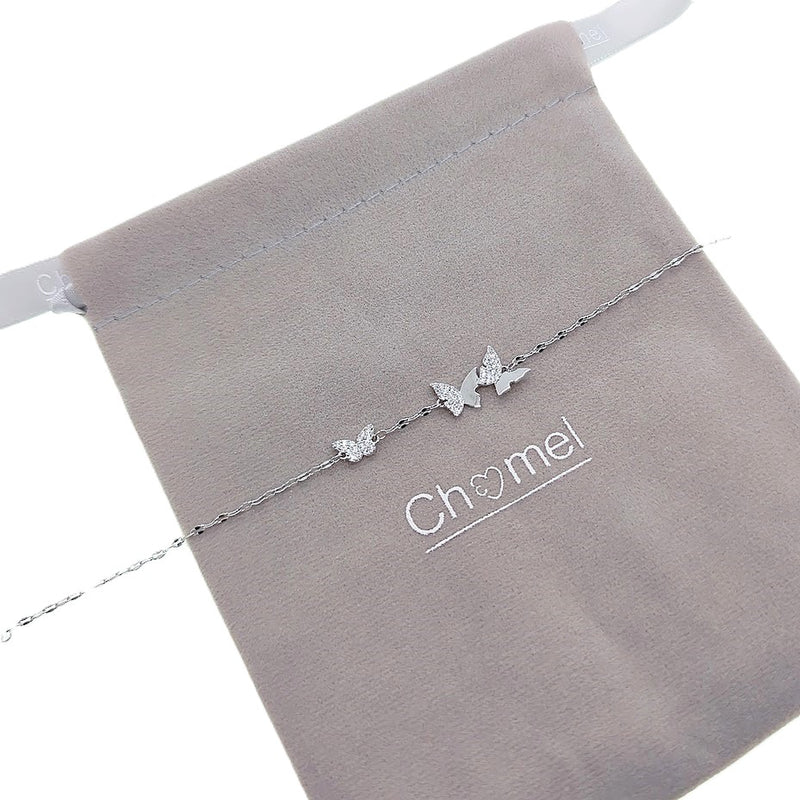 Butterfly Cubic Zirconia Bracelet - CHOMEL