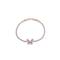 Butterfly Cubic Zirconia Tennis Bracelet - CHOMEL