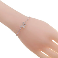 Butterfly Cubic Zirconia Tennis Bracelet - CHOMEL