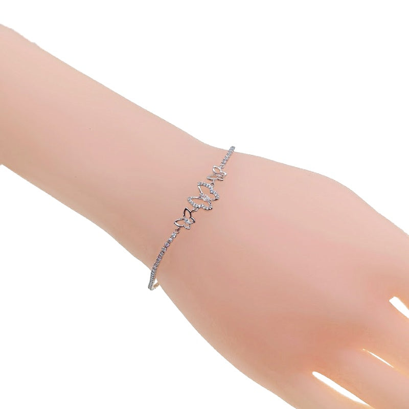 Butterfly Cubic Zirconia Bracelet - CHOMEL