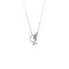 Interlocking Ring Cubic Zirconia Necklace - CHOMEL