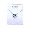 Interlocking Ring Cubic Zirconia Necklace - CHOMEL