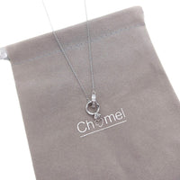 Interlocking Ring Cubic Zirconia Necklace - CHOMEL