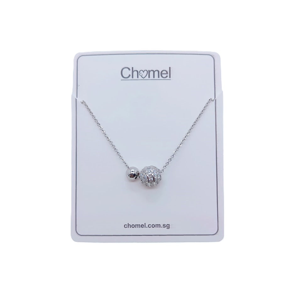 Spherical Cubic Zirconia Necklace - CHOMEL