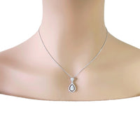 Teardrop Cubic Zirconia Necklace - CHOMEL