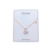 Heart Cubic Zirconia Necklace - CHOMEL