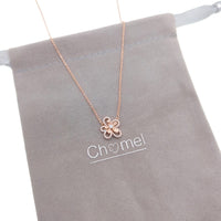 Flower Cubic Zirconia  Necklace - CHOMEL