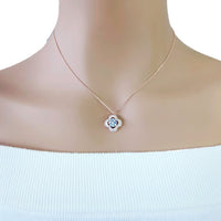 Clover Cubic Zirconia  Necklace - CHOMEL