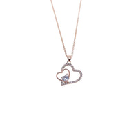 Heart Cubic Zirconia Necklace - CHOMEL
