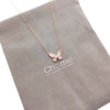 Butterfly Cubic Zirconia Necklace - CHOMEL