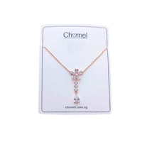 Flower Cubic Zirconia  Necklace - CHOMEL