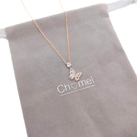 Butterfly Cubic Zirconia Necklace - CHOMEL
