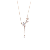 Butterfly Cubic Zirconia Necklace - CHOMEL