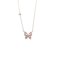 Butterfly Cubic Zirconia Necklace - CHOMEL