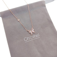 Butterfly Cubic Zirconia Necklace - CHOMEL