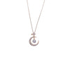 Moon & Star Cubic Zirconia Necklace - CHOMEL