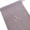 Ribbon Cubic Zirconia  Necklace - CHOMEL