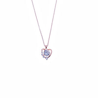 Heart Cubic Zirconia Necklace - CHOMEL