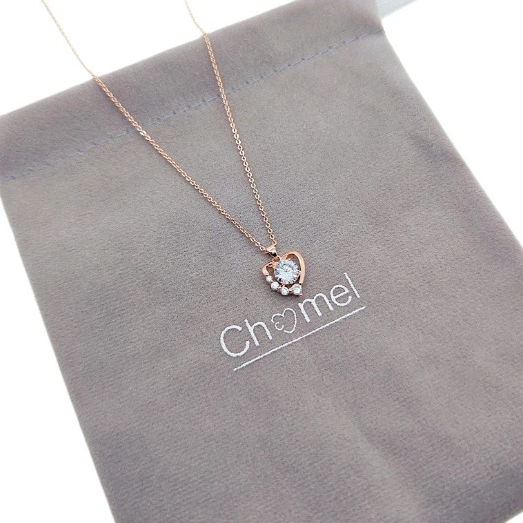 Heart Cubic Zirconia Necklace