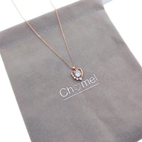 Heart Cubic Zirconia Necklace - CHOMEL