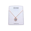 Heart Cubic Zirconia Necklace - CHOMEL