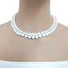 Freshwater Pearl Choker with Cubic Zirconia