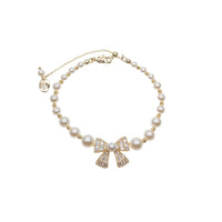 Simulated Pearl Chain Bracelet - CHOMEL