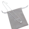 Butterfly Mother Of Pearl & Cubic Zirconia Necklace - CHOMEL