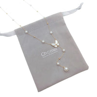 Simulated Pearl Necklace