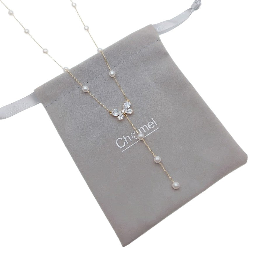 Simulated Pearl Necklace