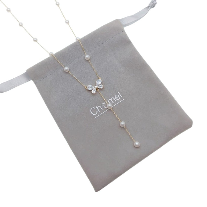 Simulated Pearl Necklace